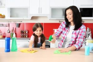 Children Cleaning